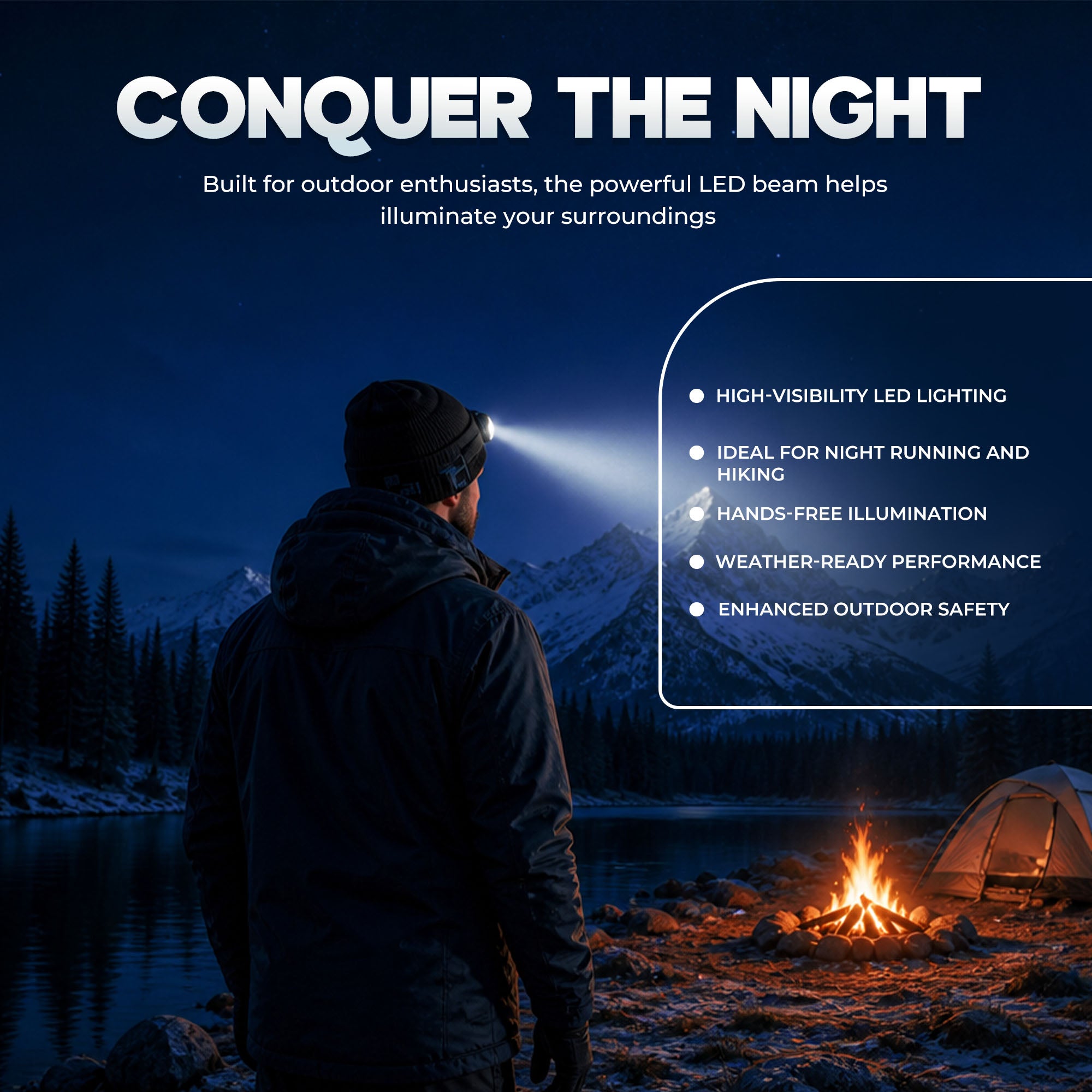 Bluetooth LED Beanie