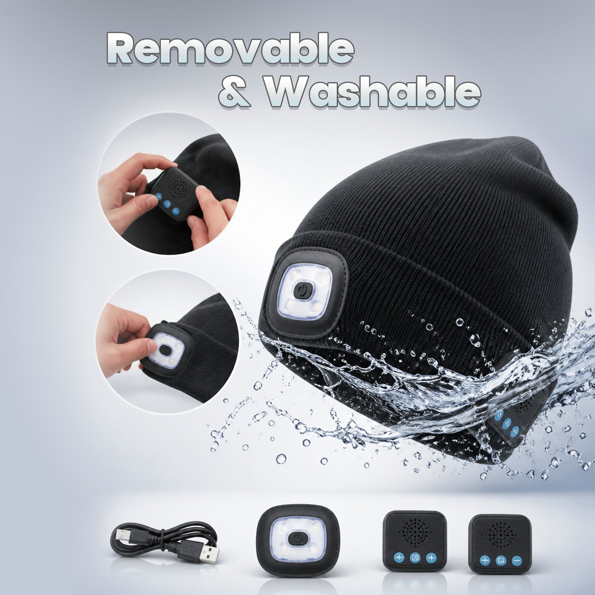 Bluetooth LED Beanie